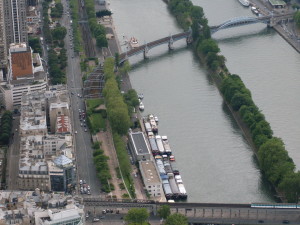 Our little boat from the Eiffel Tower!